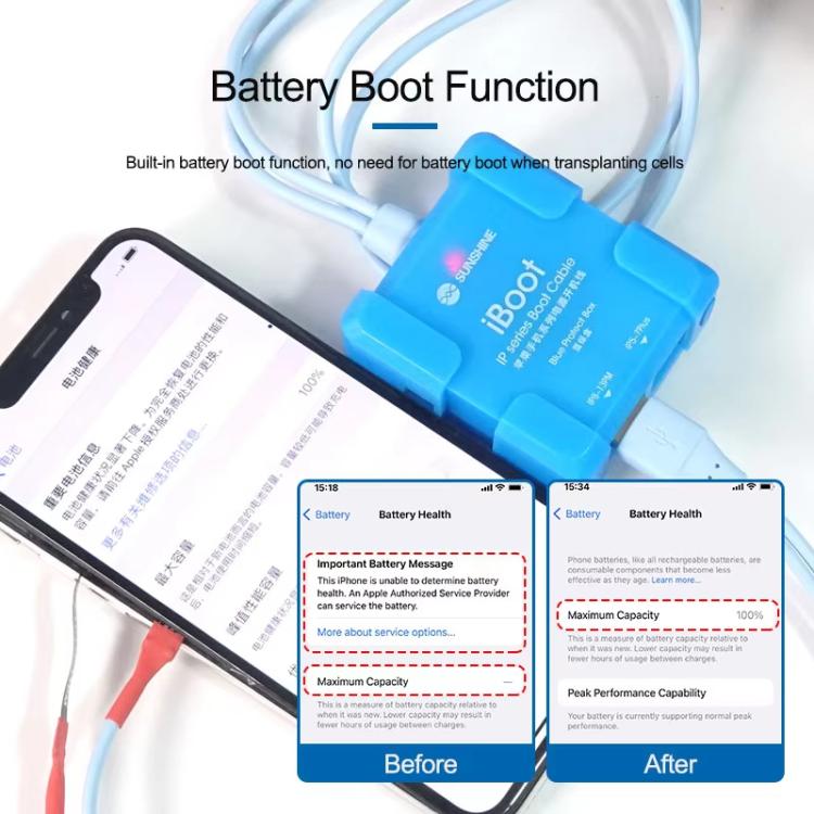 SUNSHINE iBoot A For iPhone Battery Power Supply Test Boot Cable Cell Phone Repair Boot Control Line - Test Tools by SUNSHINE | Online Shopping UK | buy2fix
