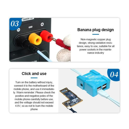 SUNSHINE iBoot A For iPhone Battery Power Supply Test Boot Cable Cell Phone Repair Boot Control Line - Test Tools by SUNSHINE | Online Shopping UK | buy2fix