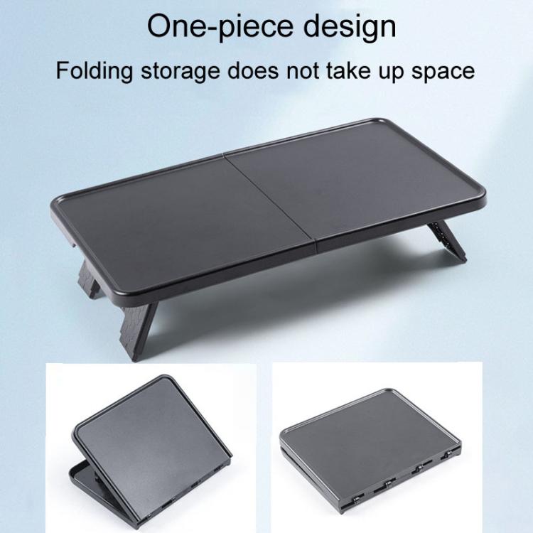 For Tesla Model Y / 3 Car Front Center Control Plate Folding Tray Table(Black) - Stowing Tidying by buy2fix | Online Shopping UK | buy2fix