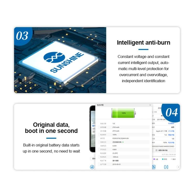 SUNSHINE iBoot D For iPhone Android Power Cable Mobile Phone Repair Tool Battery Power Test Boot Cable - Test Tools by SUNSHINE | Online Shopping UK | buy2fix