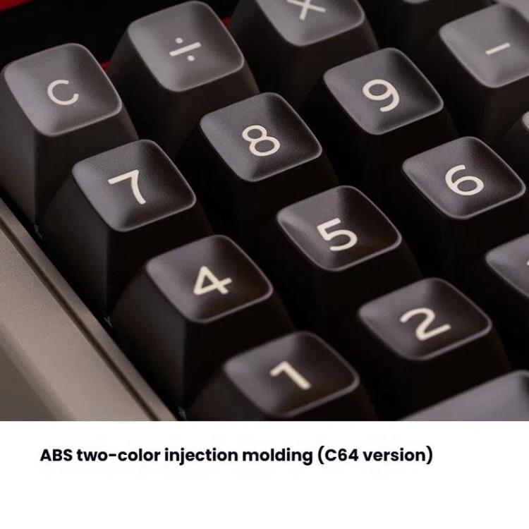 8BitDo Retro18 Tri-mode Connection Computer Mechanical Numeric Keyboard Counter 2 In 1(Red Fami Version) - Mini Keyboard by 8BitDo | Online Shopping UK | buy2fix