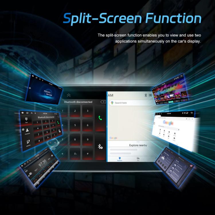 4+64G 10 Inch Android 13.0 Universal Player Car Reversing Center Control Integrated Machine(Standard) - Car MP3 & MP4 & MP5 by buy2fix | Online Shopping UK | buy2fix