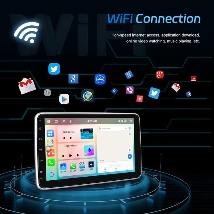 4+64G 10 Inch Android 13.0 Universal Player Car Reversing Center Control Integrated Machine(Standard) - Car MP3 & MP4 & MP5 by buy2fix | Online Shopping UK | buy2fix