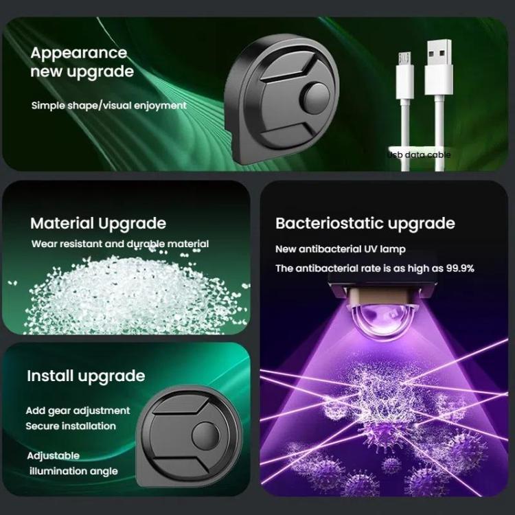 Universal Vacuum Cleaner Antibacterial Dust Display LED Lamp for Dyson / Dreame / Tineco , etc Gen 2 - For Dyson Accessories by buy2fix | Online Shopping UK | buy2fix