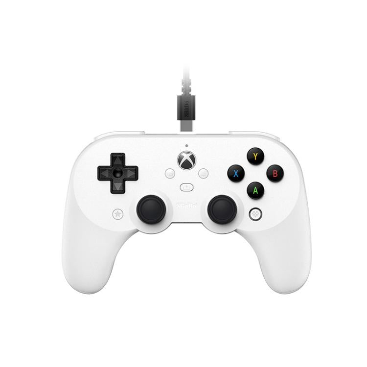 For Xbox One / Series X / Series S 8BitDo Pro2 Wired Gamepad(White) - Gamepad by 8BitDo | Online Shopping UK | buy2fix