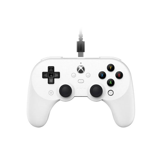 For Xbox One / Series X / Series S 8BitDo Pro2 Wired Gamepad(White) - Gamepad by 8BitDo | Online Shopping UK | buy2fix