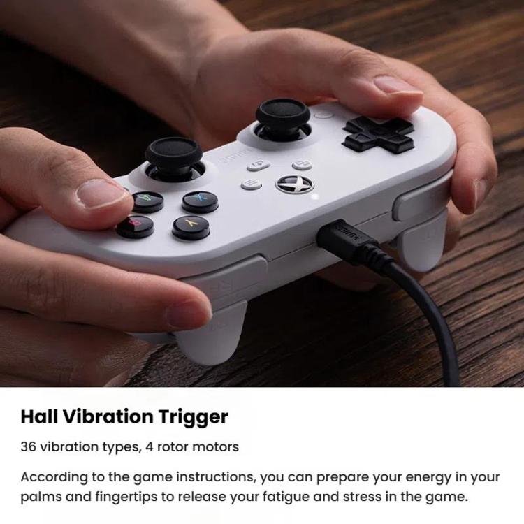 For Xbox One / Series X / Series S 8BitDo Pro2 Wired Gamepad(Black) - Gamepad by 8BitDo | Online Shopping UK | buy2fix