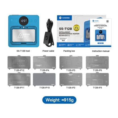 SUNSHINE SS-T12B 9 In 1 Mobile Phone Motherboard Smart Repair Heating Platform Kit Support IP7G-16PM/Android Universal - Repair Platform by SUNSHINE | Online Shopping UK | buy2fix