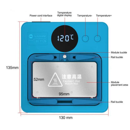 SUNSHINE SS-T12B 13 In 1 Mobile Phone Motherboard Smart Repair Heating Platform Kit Support IP7G-16PM/Android Universal - Repair Platform by SUNSHINE | Online Shopping UK | buy2fix