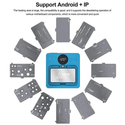 SUNSHINE SS-T12B 13 In 1 Mobile Phone Motherboard Smart Repair Heating Platform Kit Support IP7G-16PM/Android Universal - Repair Platform by SUNSHINE | Online Shopping UK | buy2fix