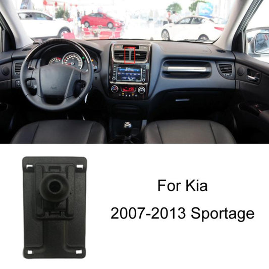 For Kia Left Driving Car Special Mobile Phone Navigation Bracket Base, Model: 07-13 Sportage - Special Car Holders by buy2fix | Online Shopping UK | buy2fix