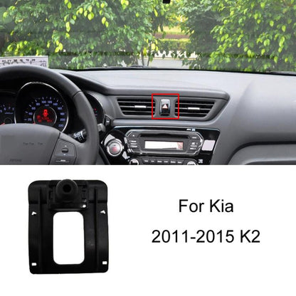 For Kia Left Driving Car Special Mobile Phone Navigation Bracket Base, Model: 11-15 K2 - Special Car Holders by buy2fix | Online Shopping UK | buy2fix