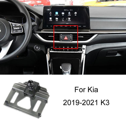 For Kia Left Driving Car Special Mobile Phone Navigation Bracket Base, Model: 19-21 K3 - Special Car Holders by buy2fix | Online Shopping UK | buy2fix