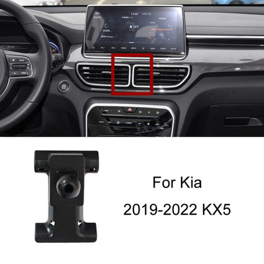 For Kia Left Driving Car Special Mobile Phone Navigation Bracket Base, Model: 19-22 KX5 - Special Car Holders by buy2fix | Online Shopping UK | buy2fix