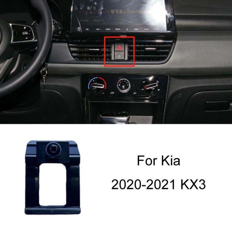 For Kia Left Driving Car Special Mobile Phone Navigation Bracket Base, Model: 20-21 KX3 - Special Car Holders by buy2fix | Online Shopping UK | buy2fix