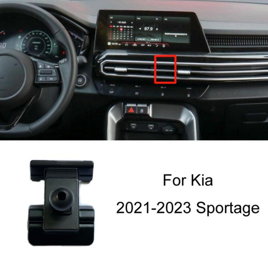 For Kia Left Driving Car Special Mobile Phone Navigation Bracket Base, Model: 21-23 Sportage - Special Car Holders by buy2fix | Online Shopping UK | buy2fix