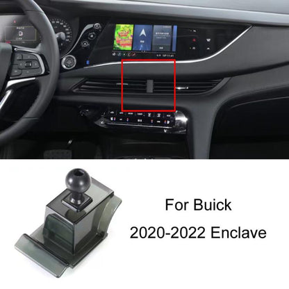 For Buick Left Driving Car Special Mobile Phone Navigation Bracket Base, Model: 20-22 Enclave - Special Car Holders by buy2fix | Online Shopping UK | buy2fix