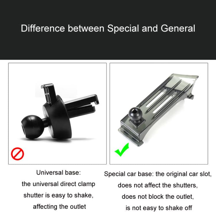 For Buick Left Driving Car Special Mobile Phone Navigation Bracket Base, Model: 20-22 GL8 652T Land Business Class - Special Car Holders by buy2fix | Online Shopping UK | buy2fix