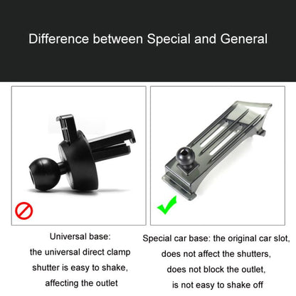 For Buick Left Driving Car Special Mobile Phone Navigation Bracket Base, Model: 04-07 Excelle - Special Car Holders by buy2fix | Online Shopping UK | buy2fix