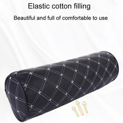 Cylinder Model Car Headrest Neck And Waist Protection Cushion(Beige) - Seat Accessories by buy2fix | Online Shopping UK | buy2fix