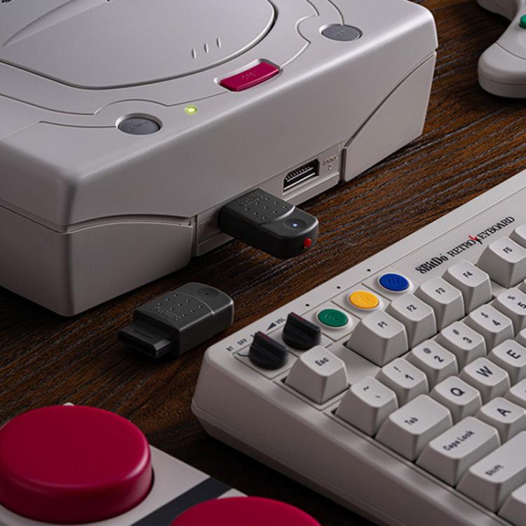 For Saturn 8BitDo Bluetooth Receiver Game Console PC Universal Wireless Joystick Adapter - Adapter by 8BitDo | Online Shopping UK | buy2fix