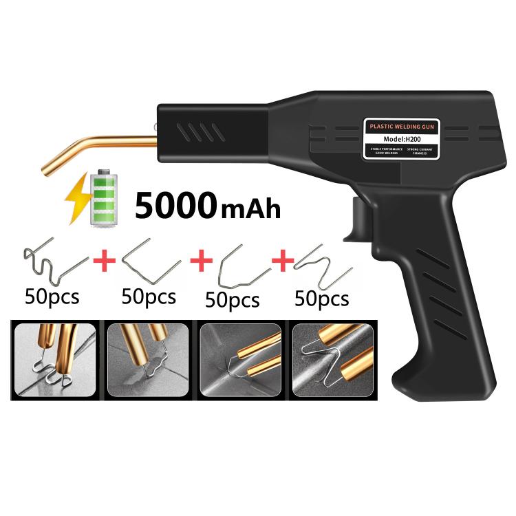 Rechargeable Car Bumper Plastic Repair Welding Machine, Specification: Black+200 Welding Nails - Hand Tool Sets by buy2fix | Online Shopping UK | buy2fix
