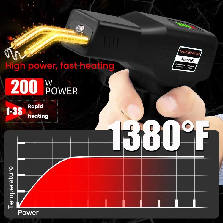 Rechargeable Car Bumper Plastic Repair Welding Machine, Specification: Black - Hand Tool Sets by buy2fix | Online Shopping UK | buy2fix