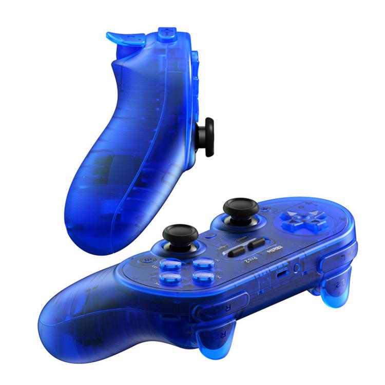 8BitDo Pro2 Retro Hall Edition Translucent Bluetooth With Back Button Multi-Platform Gamepad(Blue) - Gamepads by 8BitDo | Online Shopping UK | buy2fix