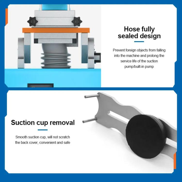 SUNSHINE S-918F Plus 5 In 1 Curved Screen Separator Mobile Phone LCD Screen Repair Separator Heating Platform(EU Plug) - Separation Equipment by SUNSHINE | Online Shopping UK | buy2fix