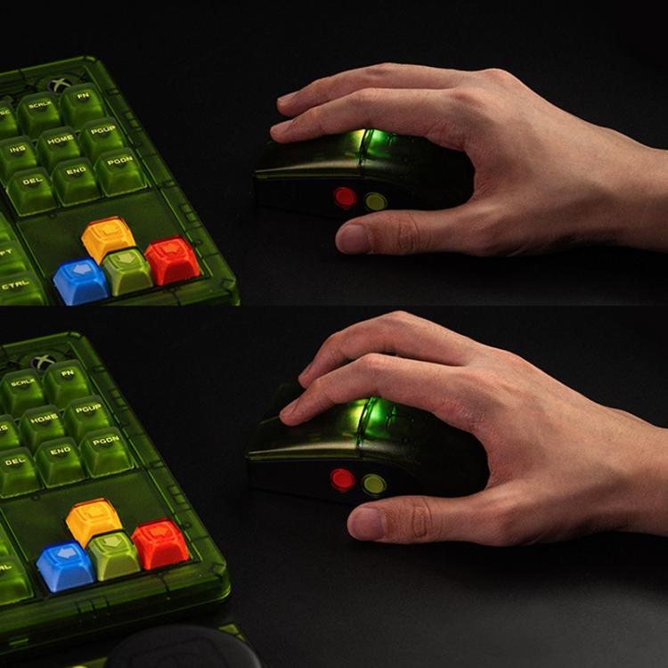 8BitDo Retro R8 Green Translucent Wireless Mouse With Charging Base - Wireless Mice by 8BitDo | Online Shopping UK | buy2fix