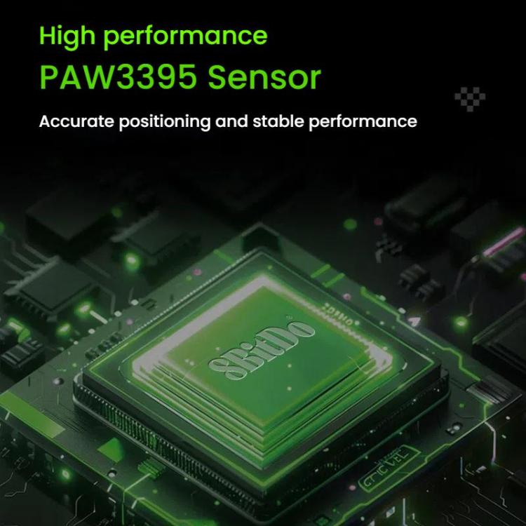 8BitDo Retro R8 Green Translucent Wireless Mouse With Charging Base - Wireless Mice by 8BitDo | Online Shopping UK | buy2fix