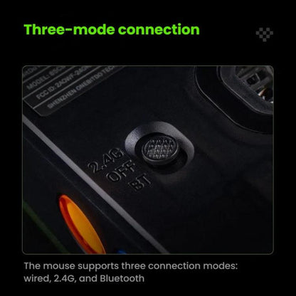 8BitDo Retro R8 Green Translucent Wireless Mouse With Charging Base - Wireless Mice by 8BitDo | Online Shopping UK | buy2fix