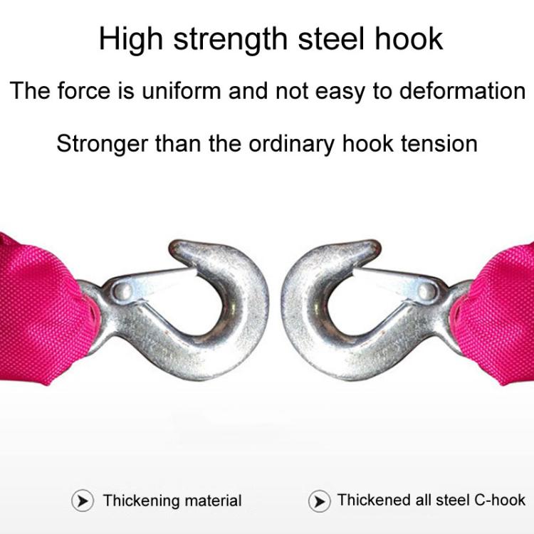 Emergency Elastic Retractable Double Layer Auto Elastic Car Tow Rope - Towing Bars by buy2fix | Online Shopping UK | buy2fix