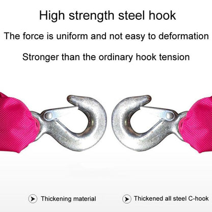 Emergency Elastic Retractable Double Layer Auto Elastic Car Tow Rope - Towing Bars by buy2fix | Online Shopping UK | buy2fix