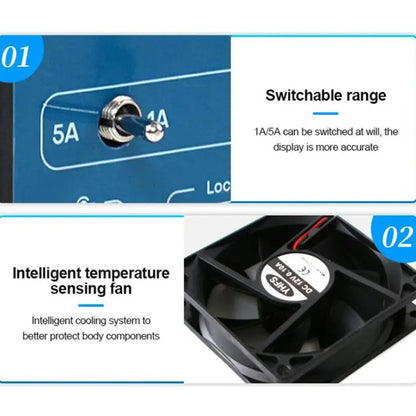 SUNSHINE P3 DC Regulated Power Supply 5V/8.4V/15V Switching Mobile Phone Repair Regulated Power Supply Meter(EU Plug 220V) - Power Supply by SUNSHINE | Online Shopping UK | buy2fix