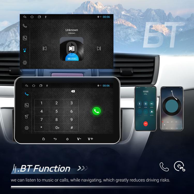 7 inch Horizontal Screen Android 13.0 Single Spindle Universal Car Multimedia Player, Style: Standard - Car MP3 & MP4 & MP5 by buy2fix | Online Shopping UK | buy2fix