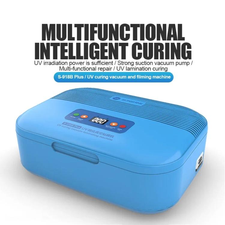 SUNSHINE S-918B Plus UV Curing Box Mobile Phone LCD Screen OCA Bonding Vacuum Laminated Machine(US Plug 110V) - Laminator Machine by SUNSHINE | Online Shopping UK | buy2fix