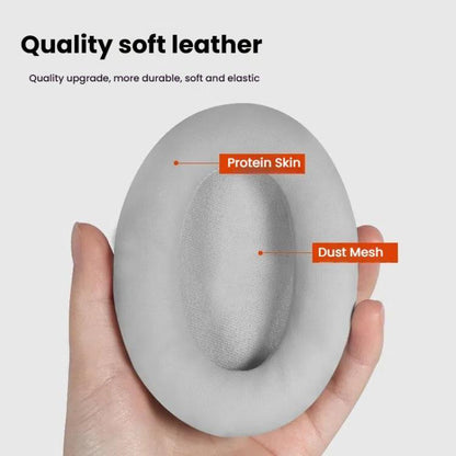 For ASUS ROG Strix Go 2.4 Headphone 1pair Ear Pads Protein Leather Earmuffs, Color: Wireless Black+Black Net - Earmuff & Pad by buy2fix | Online Shopping UK | buy2fix