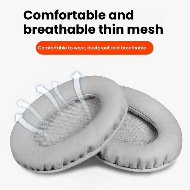 For ASUS ROG Strix Go 2.4 Headphone 1pair Ear Pads Protein Leather Earmuffs, Color: Wireless Black+Black Net - Earmuff & Pad by buy2fix | Online Shopping UK | buy2fix