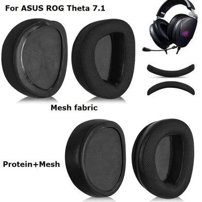 1pair Mesh Cloth Earpads For ASUS ROG Theta 7.1 Headphone Accessories - Earmuff & Pad by buy2fix | Online Shopping UK | buy2fix
