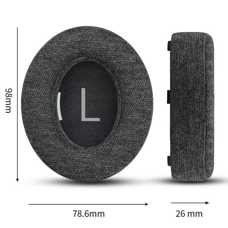 For Bose NC700 Headphones 1pair Cotton Earpads Earmuffs Sponge Cover(Gray) - Earmuff & Pad by buy2fix | Online Shopping UK | buy2fix