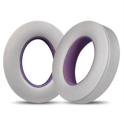 For Bose NC700 Headphone 1pair Lambskin Earpads Contrast Color Earmuffs Sponge Cover(Gray Purple) - Earmuff & Pad by buy2fix | Online Shopping UK | buy2fix