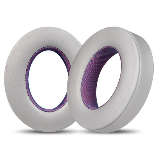 For Bose NC700 Headphone 1pair Lambskin Earpads Contrast Color Earmuffs Sponge Cover(Gray Purple) - Earmuff & Pad by buy2fix | Online Shopping UK | buy2fix