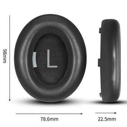 For Bose NC700 Headset 1pair Lambskin Earpads Sponge Cover Earmuffs(Gray) - Earmuff & Pad by buy2fix | Online Shopping UK | buy2fix