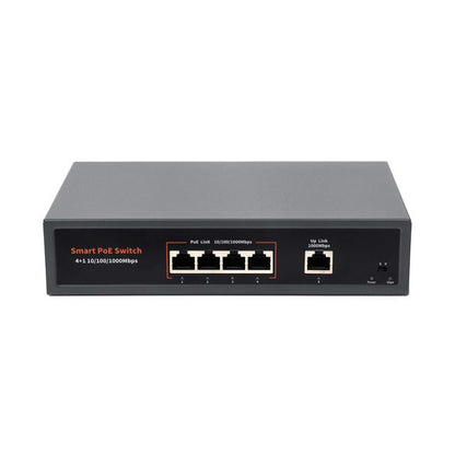 Waveshare 120W Industrial 4-Ports Gigabit Ethernet PoE Switch(EU Plug) - Switch by Waveshare | Online Shopping UK | buy2fix