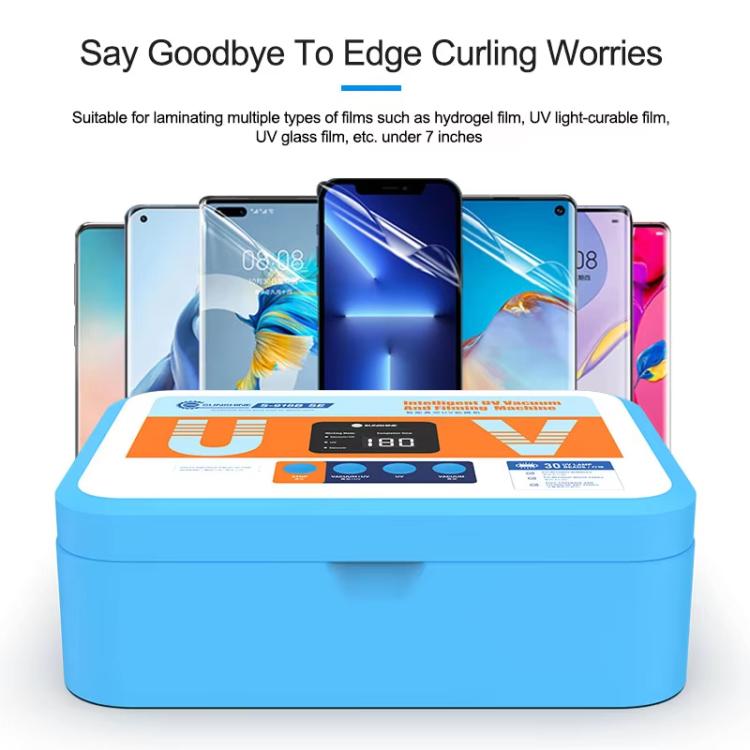 SUNSHINE S-918B SE Intelligent UV Light Curing Film Vacuum Laminator UV Curing + Vacuum Holding Machine For Film Application Repair Tool - Laminator Machine by SUNSHINE | Online Shopping UK | buy2fix
