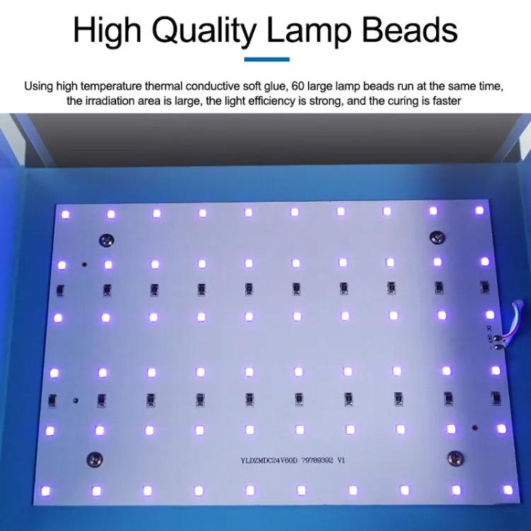 SUNSHINE S-918B UV Curing Filming Box LED High-Power UV Mobile Phone Curved Screen Optical Shadowless Glue Repair Tool(EU Plug 220V) - Laminator Machine by SUNSHINE | Online Shopping UK | buy2fix