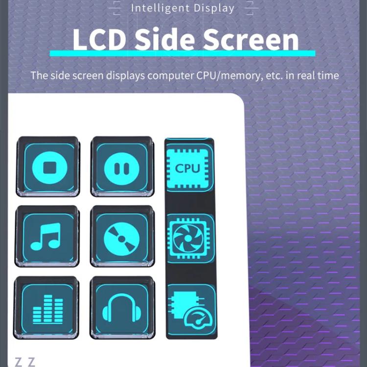 Ajazz AKP153 Multifunctional Console Panel Desktop Assistant Live Stock Tuning Custom Programming Mini Keyboard(White) - Mini Keyboard by Ajazz | Online Shopping UK | buy2fix