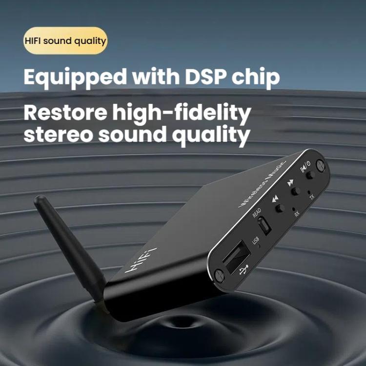 2 In 1 Amplifier AUX Bluetooth 5.4 Audio Adapter - Audio Receiver Transmitter by buy2fix | Online Shopping UK | buy2fix