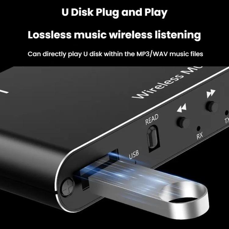 2 In 1 Amplifier AUX Bluetooth 5.4 Audio Adapter - Audio Receiver Transmitter by buy2fix | Online Shopping UK | buy2fix